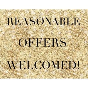 Reasonable offers welcome!